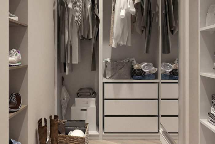 Un dressing sur-mesure parfaitement adapté