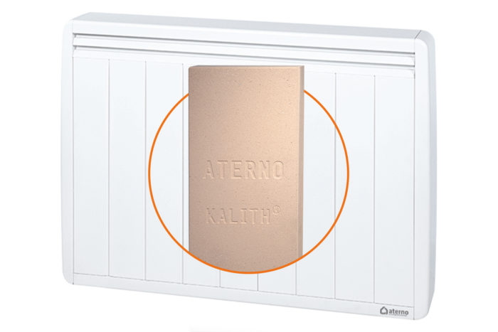 brique kalith et radiateur a inertie aterno