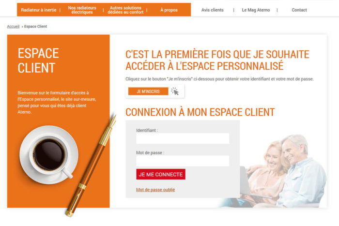espace client aterno