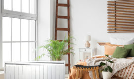 radiateur a inertie mobile 2100w blanc aterno